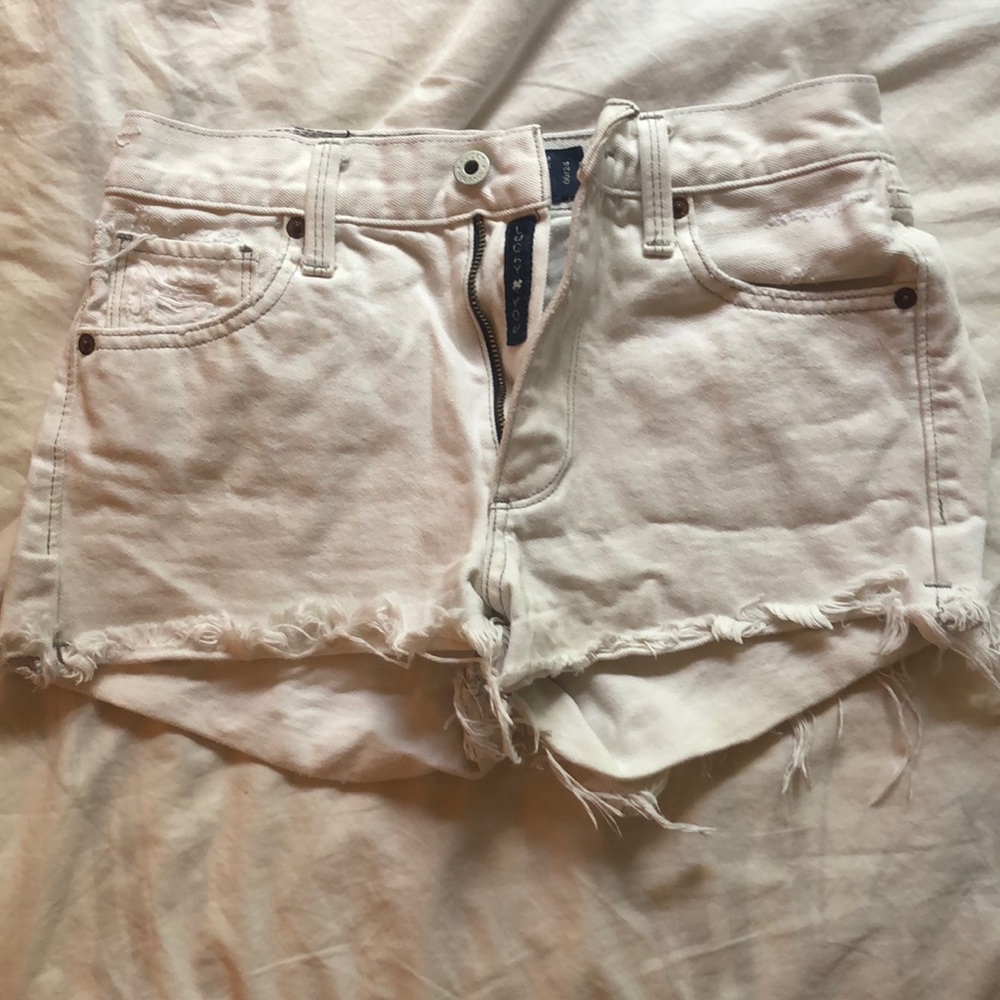 Lucky brand white denim shorts